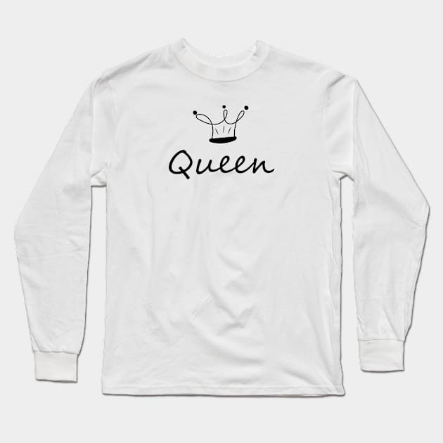 queen Long Sleeve T-Shirt by Soozy 